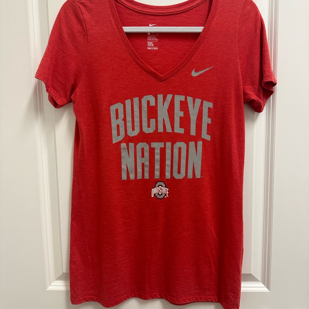 Nike Red Buckeye Nation T-Shirt
